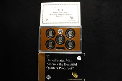2011 -S U.S. Mint America the Beautiful Quarters Proof Set