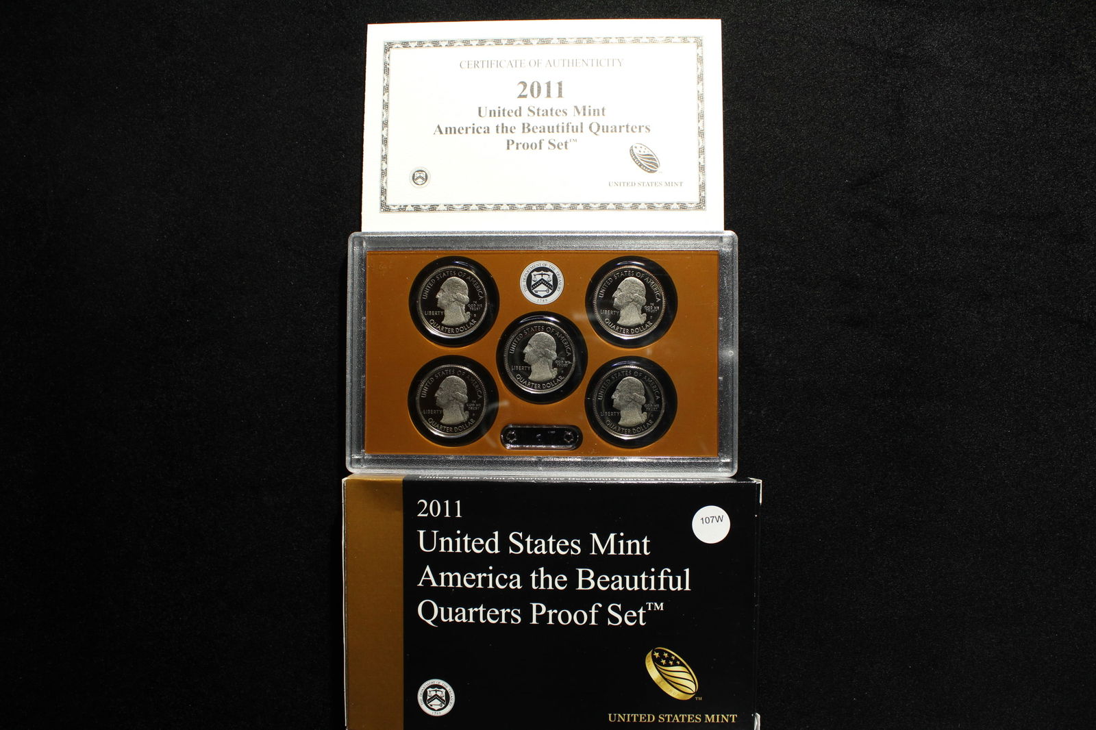 2011 -S U.S. Mint America the Beautiful Quarters Proof Set (1 of 4)