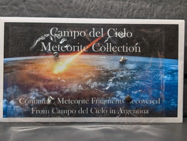 Collection of Meteorites from Campo del Cielo in Argentina - 4 Fragments