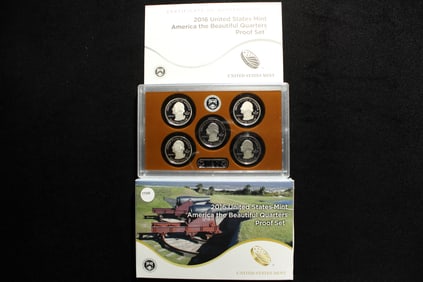 2016 -S U.S. Mint America the Beautiful Quarters Proof Set