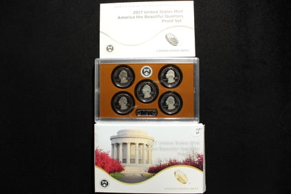 2017 -S U.S. Mint America the Beautiful Quarters Proof Set