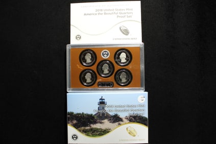 2018 -S U.S. Mint America the Beautiful Quarters Proof Set