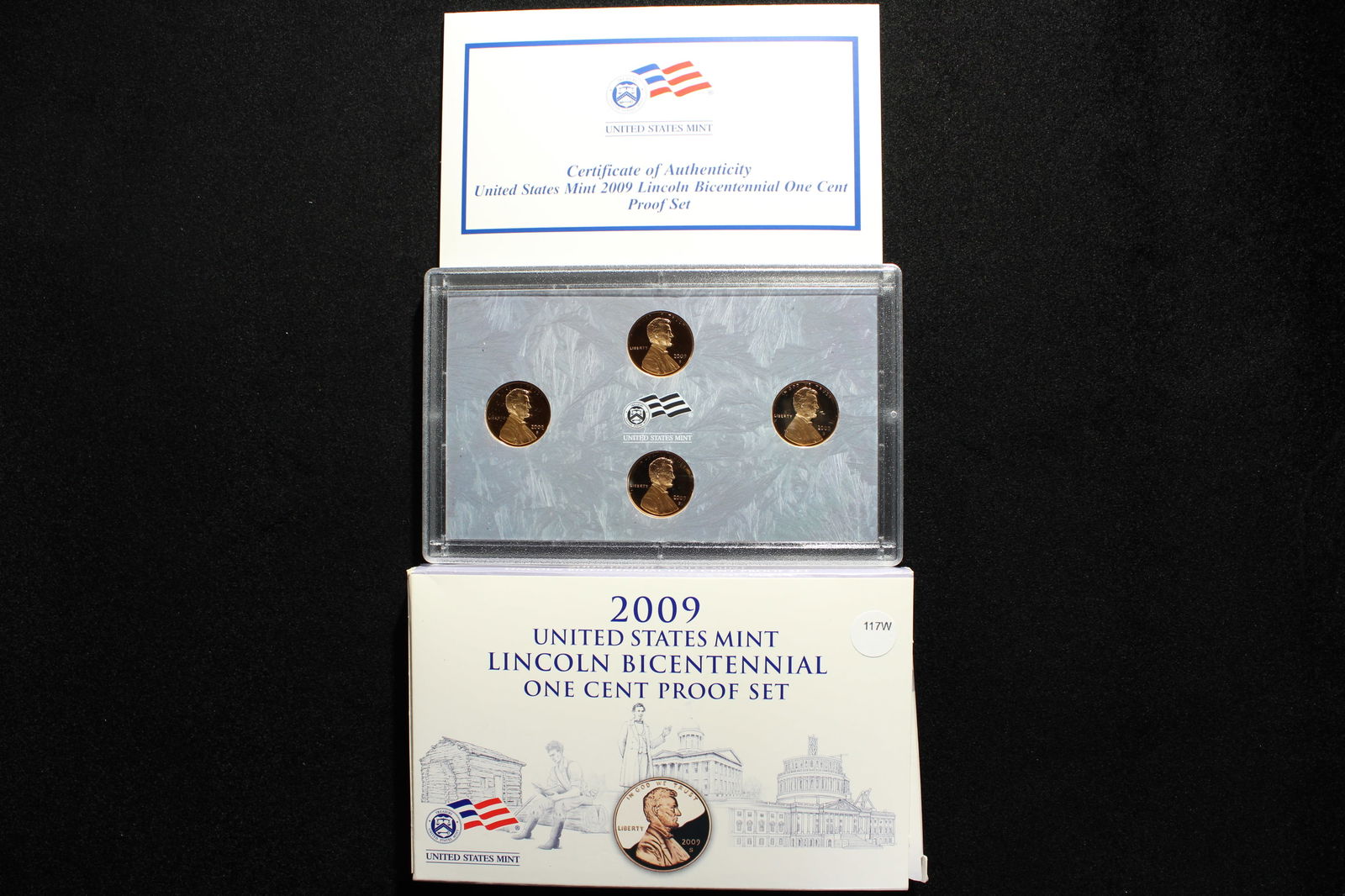 2009 -S U. S. Mint Lincoln Bicentennial One Cent Proof Set (1 of 4)