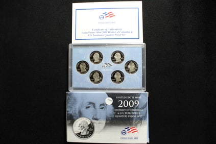 2009 -S U.S. District of Columbia & Territories Quarters Proof Set