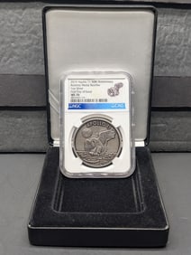 1 Oz. .999 SILVER 2019 Apollo 11 50th Anniv. Robbins Medal - NGC MS70 *First Day of Issue*