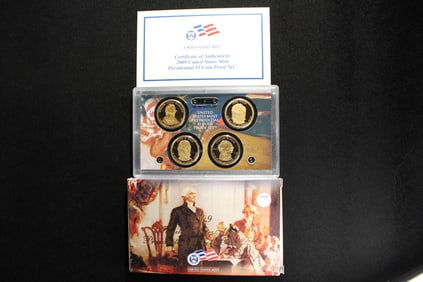 2009 - S U.S. Mint Presidential $1 Coin Proof Set