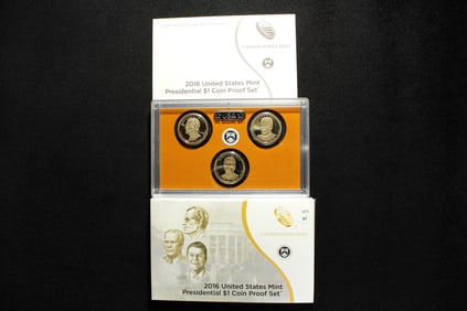 2016 - S U.S. Mint Presidential $1 Coin Proof Set