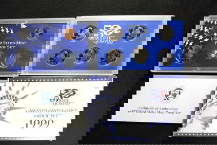 1999-S U.S. Mint Proof Set w/State Quarters