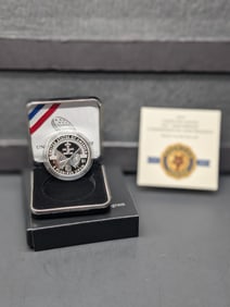 2019-P PROOF American Legion 100th Anniv. Commem Silver Dollar in OGP w/ COA - 90% Silver