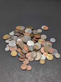 Bag of 1.3 Lbs. of Various Vintage & Modern World Coins