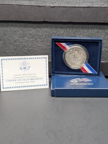 2007-P UNC Jamestown 400th Anniv. Commem Silver Dollar in OGP w/ COA