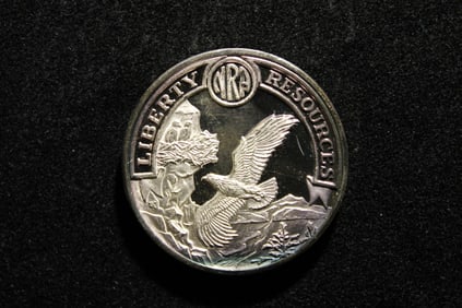 13.5 DWT .999 FINE SILVER NRA Liberty Resources Designed Coin