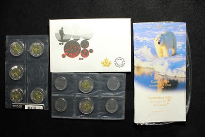 Grab bag of Royal Canadian Mint Coins in OGP