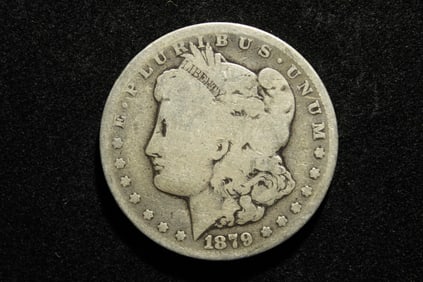 1879-S Morgan Silver Dollar REV 78 **TOUGH COIN - AVERAGE CIRC**