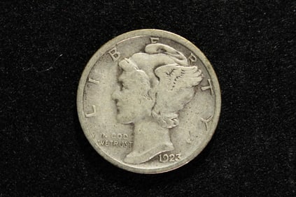 1923-S Mercury Silver Dime FINE/VF - SCARCE DATE!