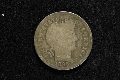 1895 Barber Silver Dime
