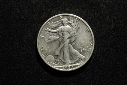 1933-S Walking Liberty Half Dollar - AU+