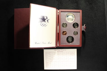 1984-S U.S. Mint Prestige Set - Los Angeles Olympics XXIII in OGP w/ COA