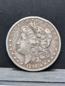 1896-S Morgan Silver Dollar **BETTER DATE - VF+**