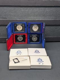 Lot of Four 1970's Canadian Dollars in OGP