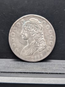 1836 Capped Bust Half Dollar - Amazing Detail & Flashy Luster!!