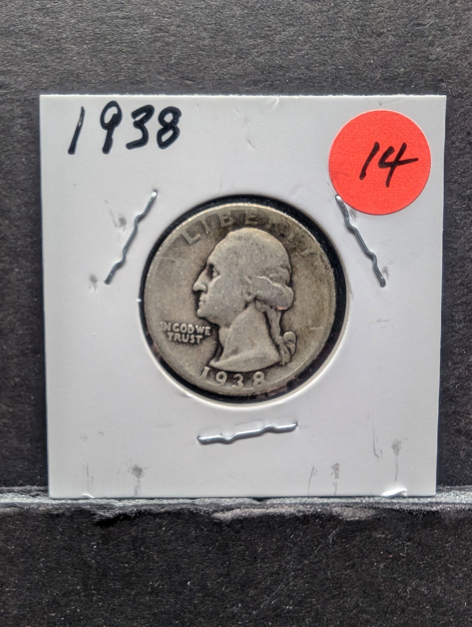 1938 Washington Quarter (1 of 3)