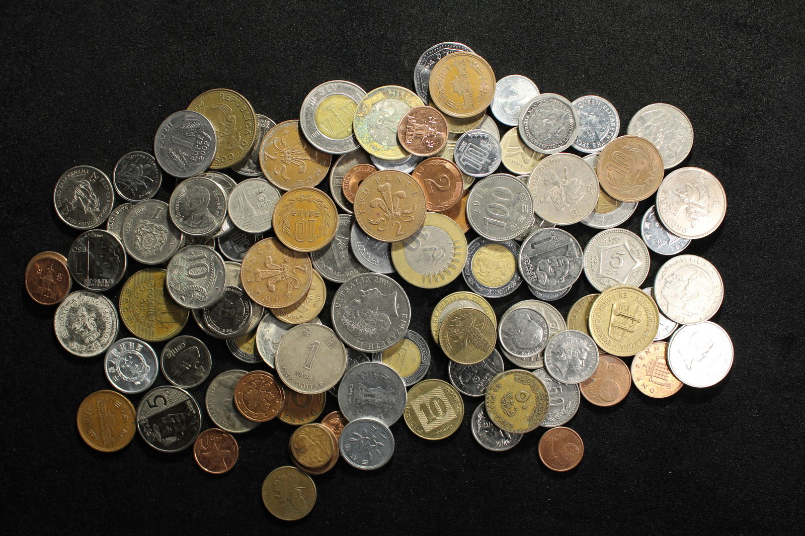 1 Pound World Coins (Many Proof/Unc-About 100 Coins) Unsearched! (1 of 4)