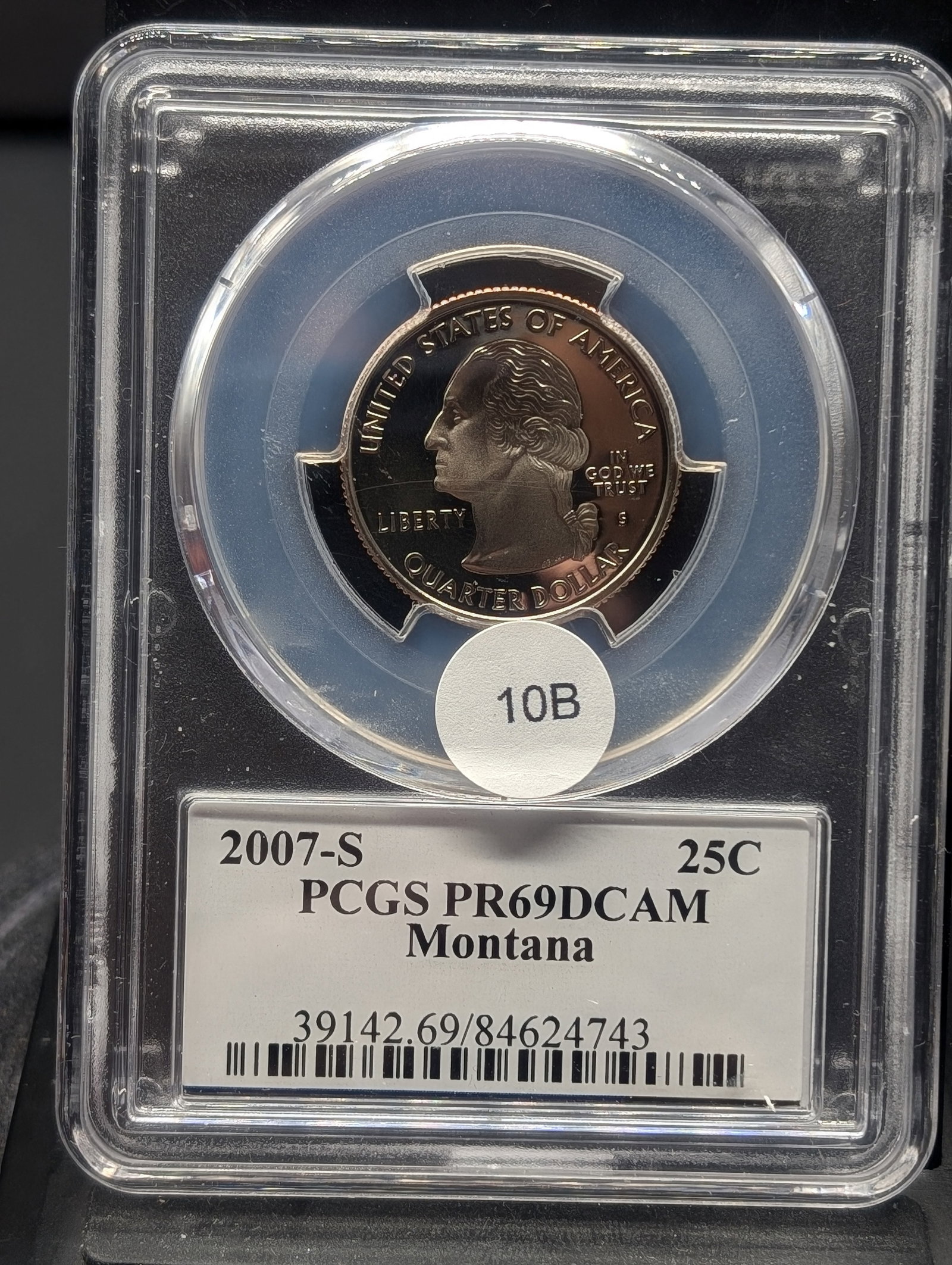 2007-S Montana State Quarter PCGS PR69 DCAM: 2007-S Montana State Quarter PCGS PR69 DCAM