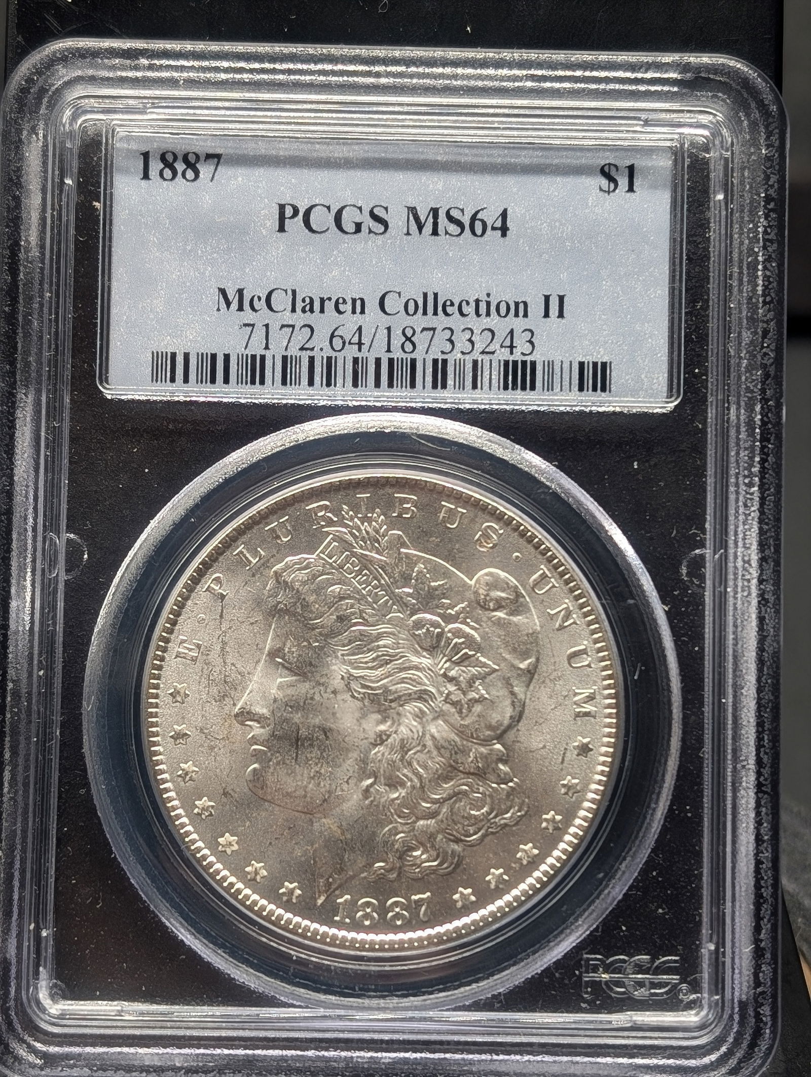 1887 P Morgan Dollar PCGS MS 64 18733243 (1 of 3)