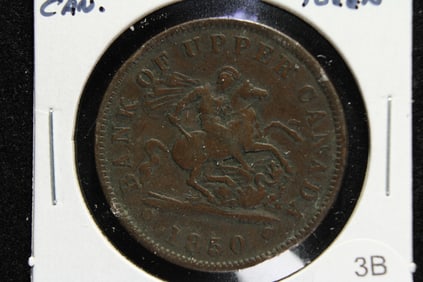 1850 Canada Bank Token.