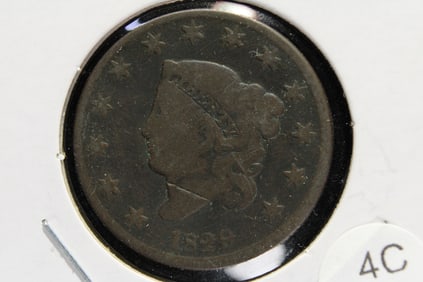 1829 Large Cent.