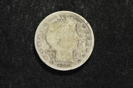 1906-S Barber Half Dollar