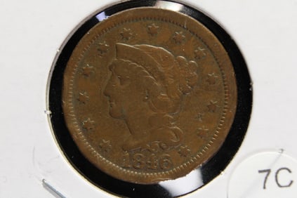 1846 Large Cent.