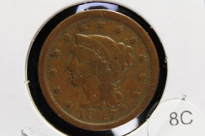 1847 Large Cent.
