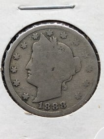 1888 Liberty V Nickel