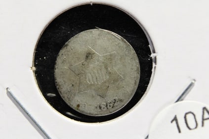 1852 3-Cent Silver.