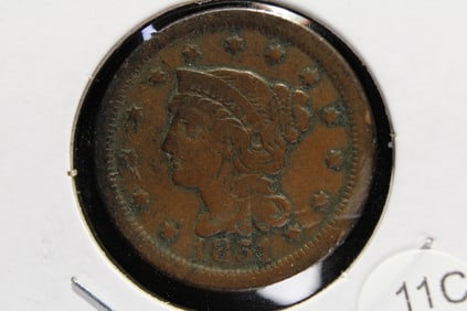 1851 Large Cent.