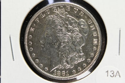 1881-S Morgan Dollar.