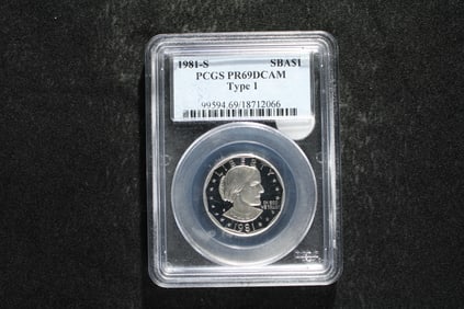 1981-S Susan B. Antony Dollar Type 1 PCGS Proof 69 DCAM