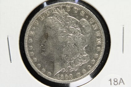 1890-O Morgan Dollar.