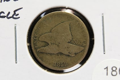 1858 Flying Eagle One Cent.