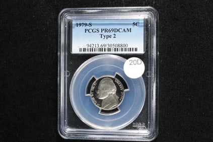 1979-S Type 2 Jefferson Nickel.  PCGS PR69DCAM.
