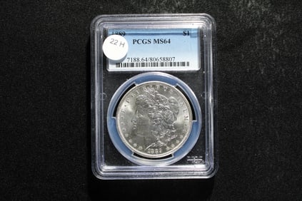 1889 Morgan Dollar PCGS MS 64