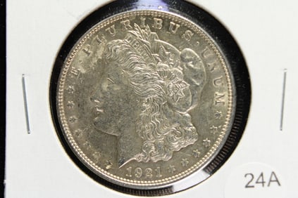 1921 Morgan Dollar.