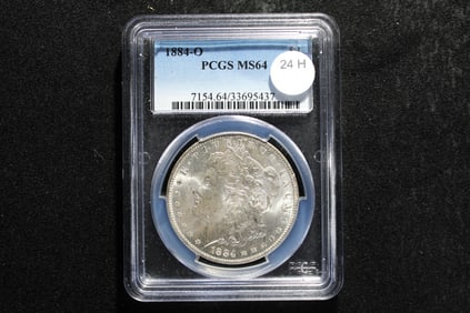 1884-O Morgan Dollar PCGS MS 64
