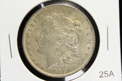 1921-D Morgan Dollar.