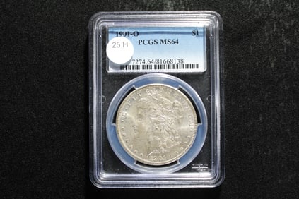 1901-O Morgan Dollar PCGS MS 64