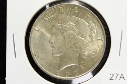 1923 Peace Dollar.