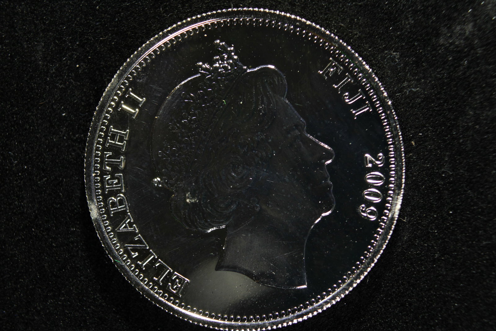 2009 Fiji One Dollar. Animals Of The World. "Tiger".: 2009 Fiji One Dollar. Animals Of The World. "Tiger".