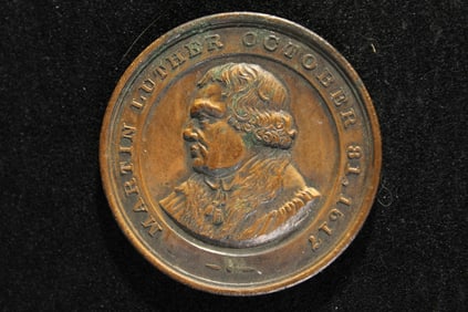 1917 400th Anniv. Of American Lutheran.  Martin Luther Medal.